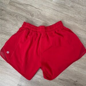 lululemon athletica Vibrant Red Women's Athletic Shorts